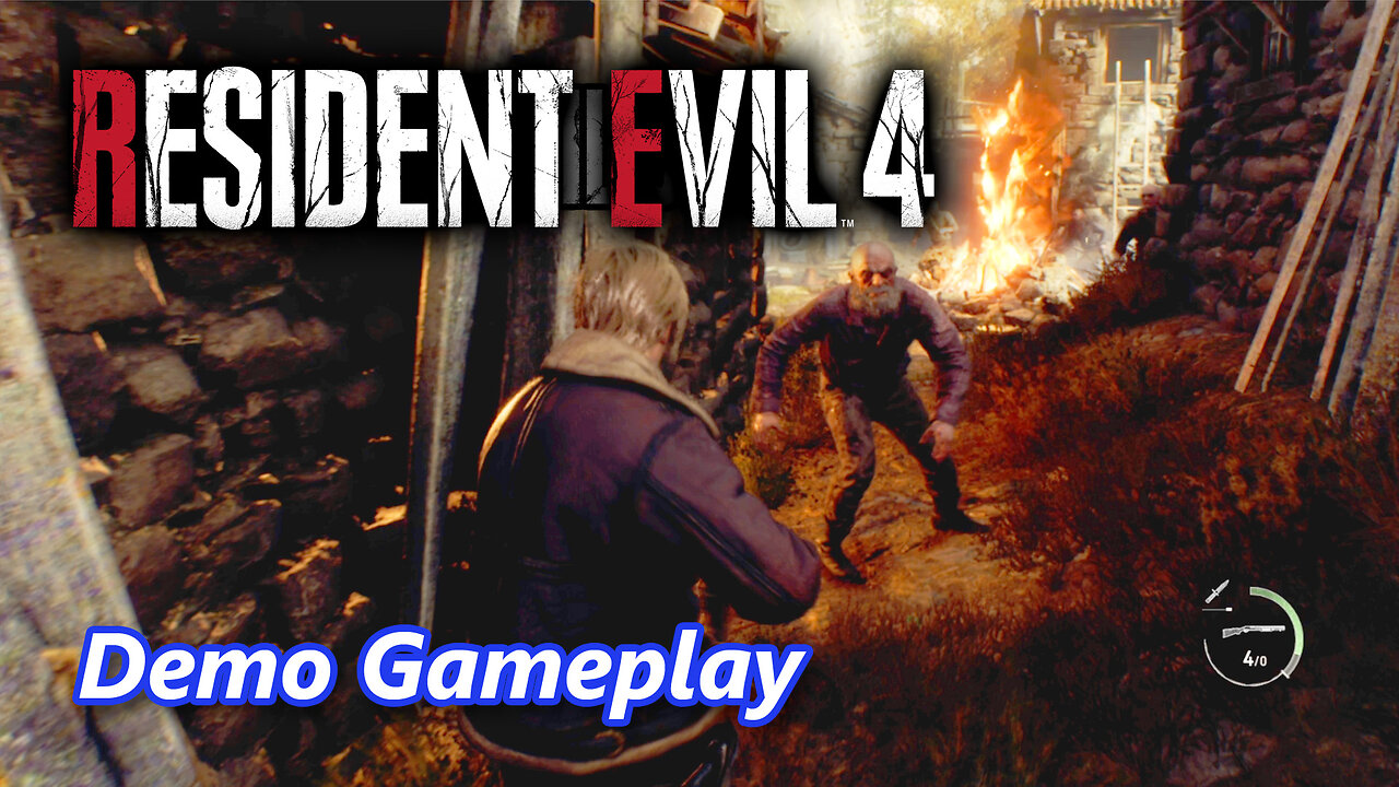 RESIDENT EVIL 4 Remake (Series S) - Gameplay da Demo do Início ao Fim | Dublado em Português PT-BR