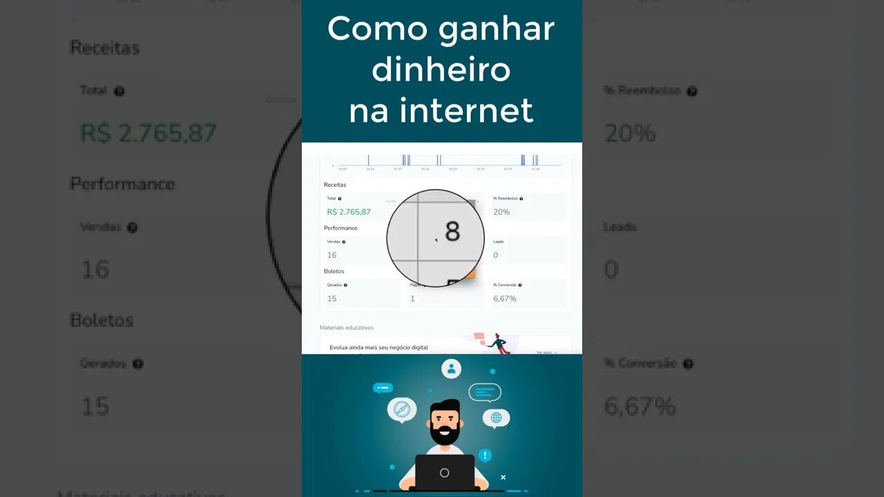 Como ganhar dinheiro na internet #shorts