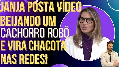 Janja faz vídeo beijando um cachorro-robô e vira a maior chacota nas redes!