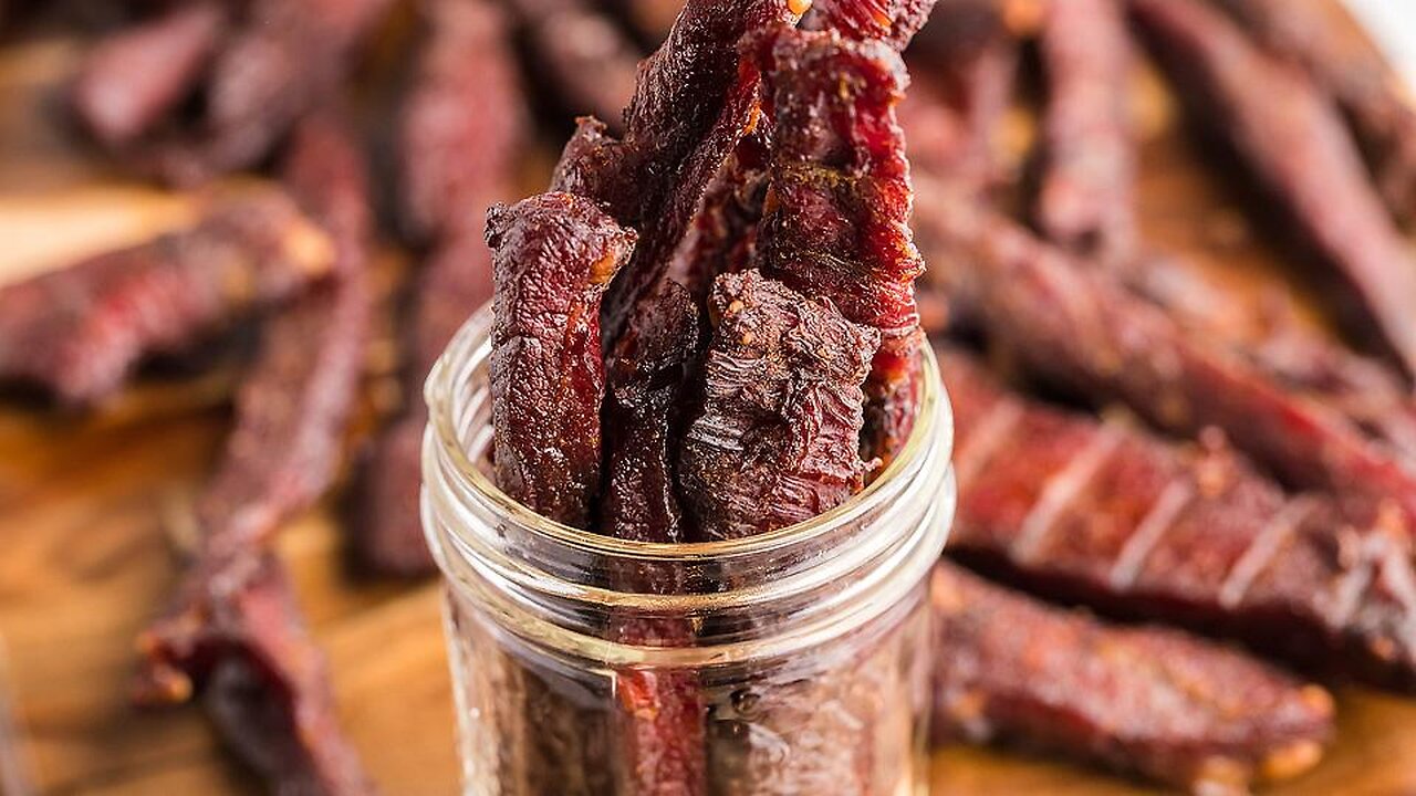 Homemade Hair Sheep Jerky