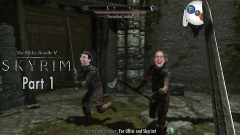 The Adventures of Lionel the Curnip Farmer Part 1 -- Peter and Charlotte play Skyrim