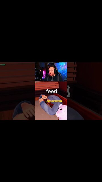 Feed the pig, oink oink!