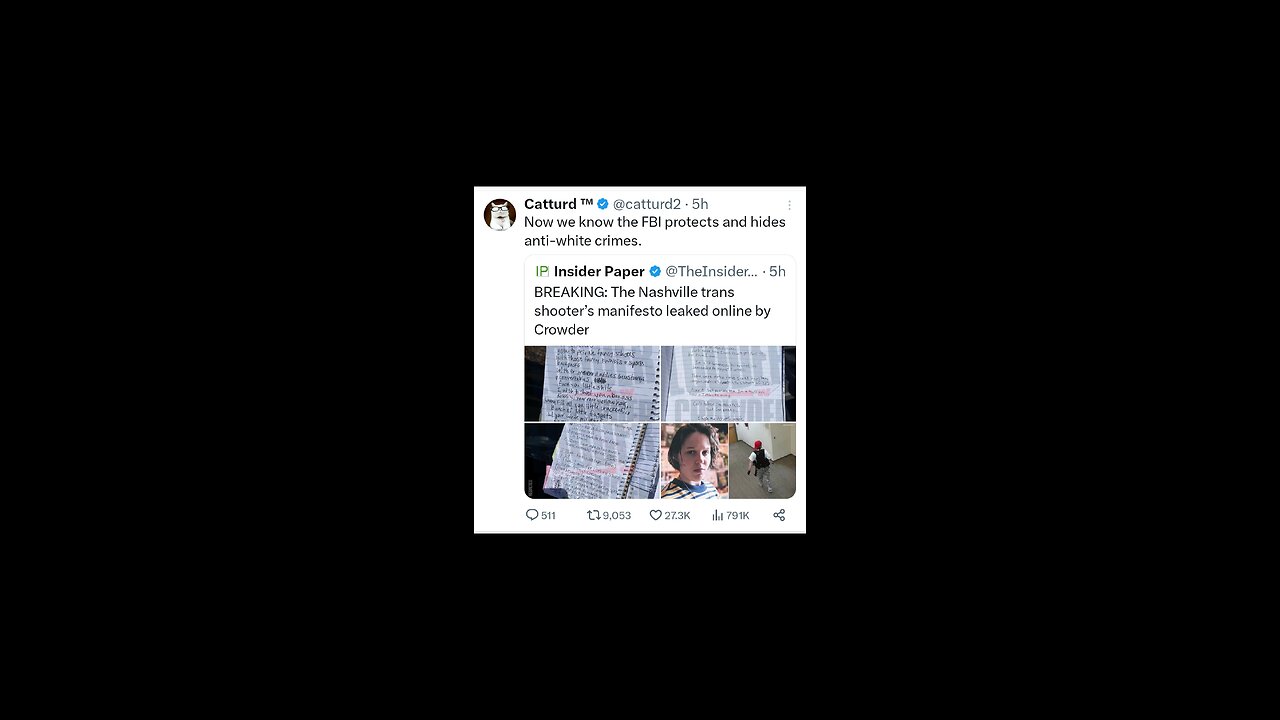 Nashville Shooter Manifest Released....