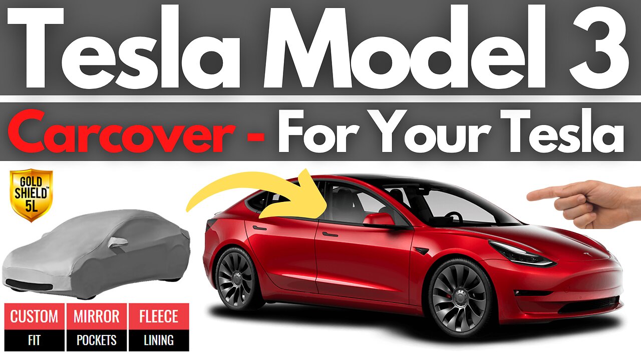 Tesla Model 3 Car Cover | From Carcover.com