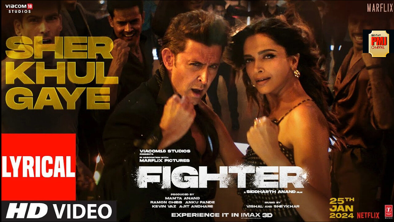 FIGHTER: Sher Khul Gaye (Lyrical) Hrithik,Deepika | Vishal-Sheykhar,Benny,Shilpa,Kumaar,Bosco-Caesar