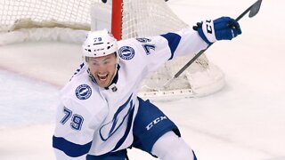 Colton's last second go-ahead goal lifts Lightning to 2-1 win