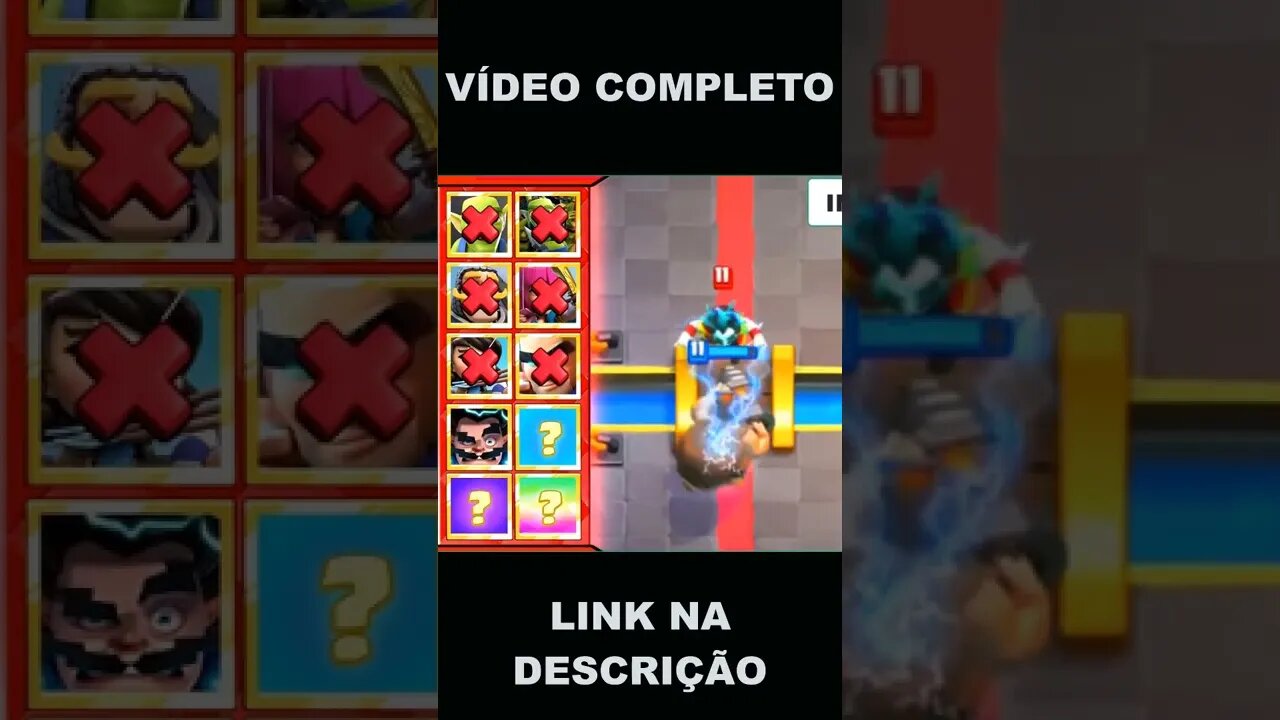 MINEIRO BOMBADO VS TODAS AS CARTAS PARTE 2 #SHORTS