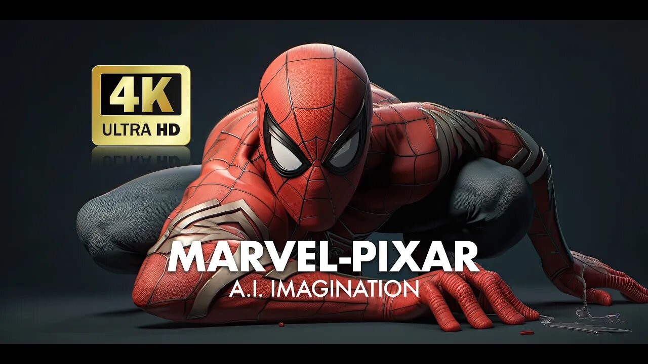 Marvel Characters Reimagined in Pixar Style | Incredible AI Creations! 4K