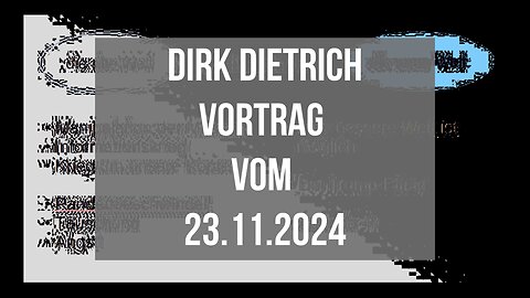 alte Welt vs. neue Welt - Dirk Dietrich 23.11.2024