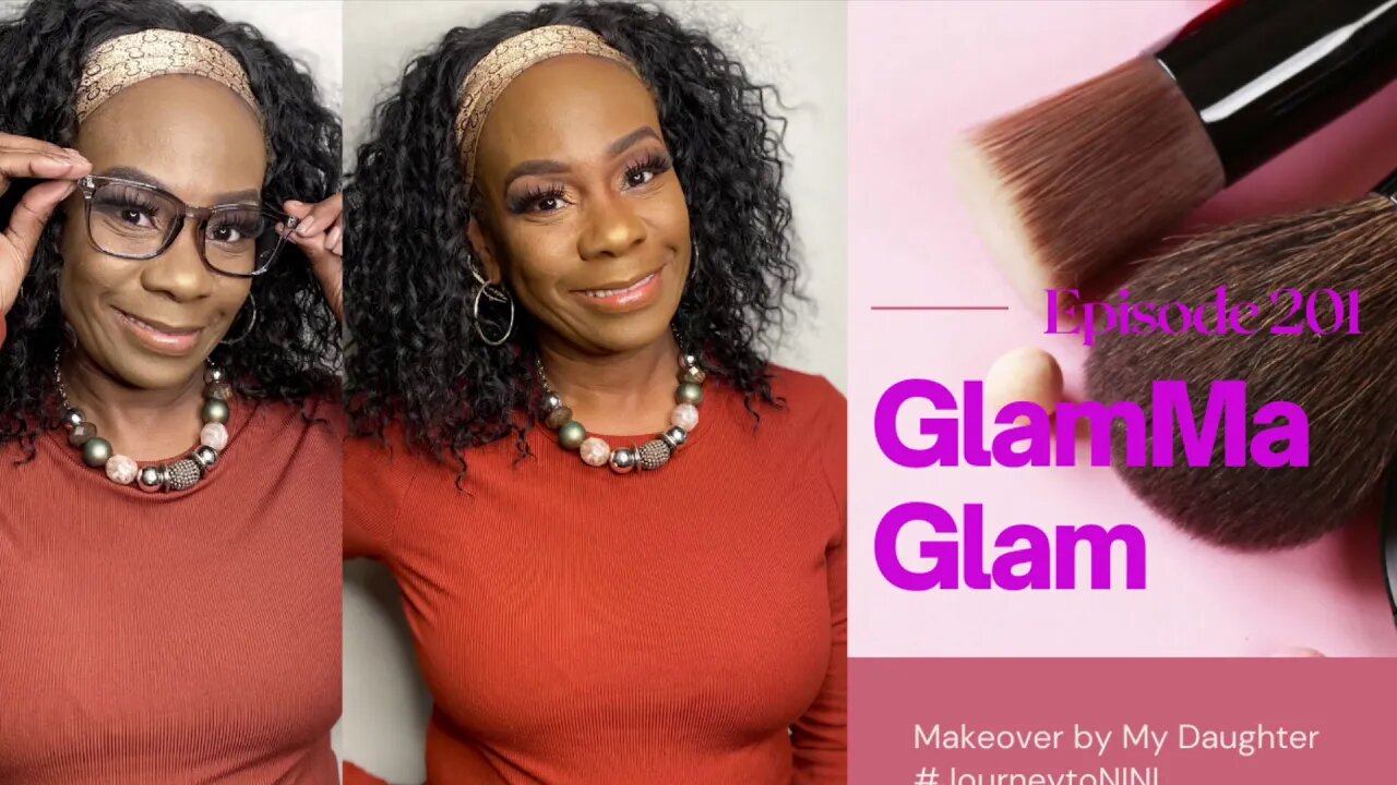 #MakeUpTutorial GlamMa Makeover| My Daughter does my makeup before I Become a Grandmother | #withme