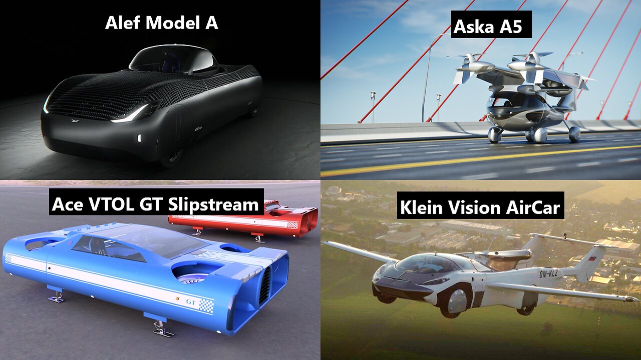 Flying Car Comparison, Real Prototypes, Not Science Fiction Anymore