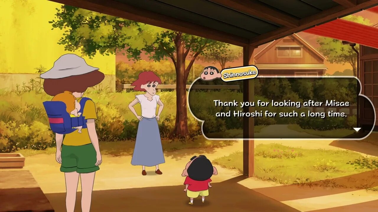 SHIN CHAN ME AND THE PROFESSOR ON SUMMER VACATION Gameplay No Commentary
