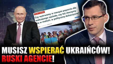Szaleństwo Karnowskiego! MUSISZ wspierać Ukraińców. Nie? To jesteś RUSKI AGENT! \\ Polska.LIVE