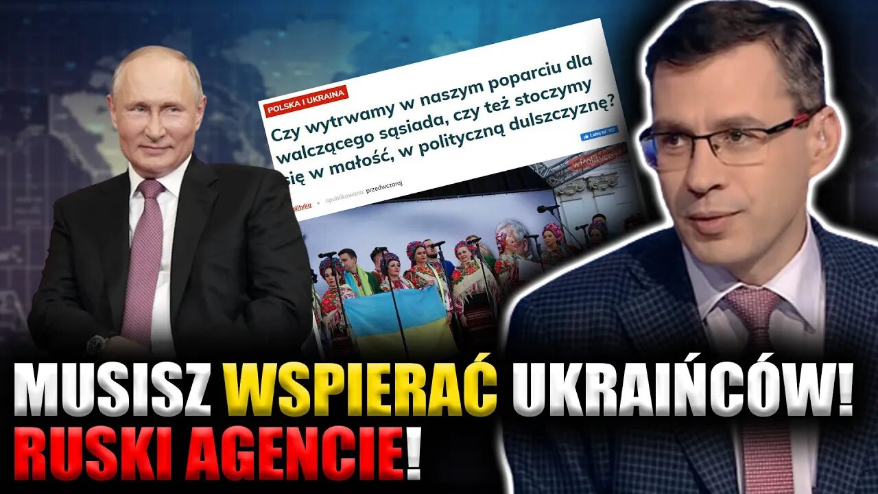 Szaleństwo Karnowskiego! MUSISZ wspierać Ukraińców. Nie? To jesteś RUSKI AGENT! \\ Polska.LIVE