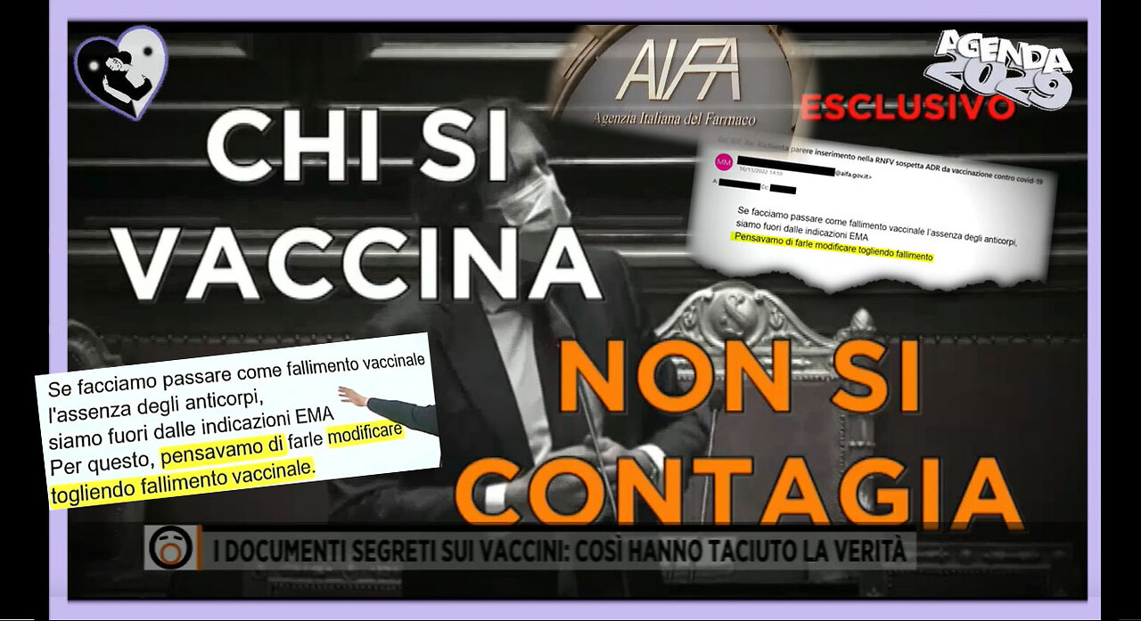 Exclusive! Secret official documents on failure of the vaccine, Italy. (IT►EN/ES/NL)