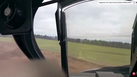 Russian Attack Helicopter Ukraine, combat footage