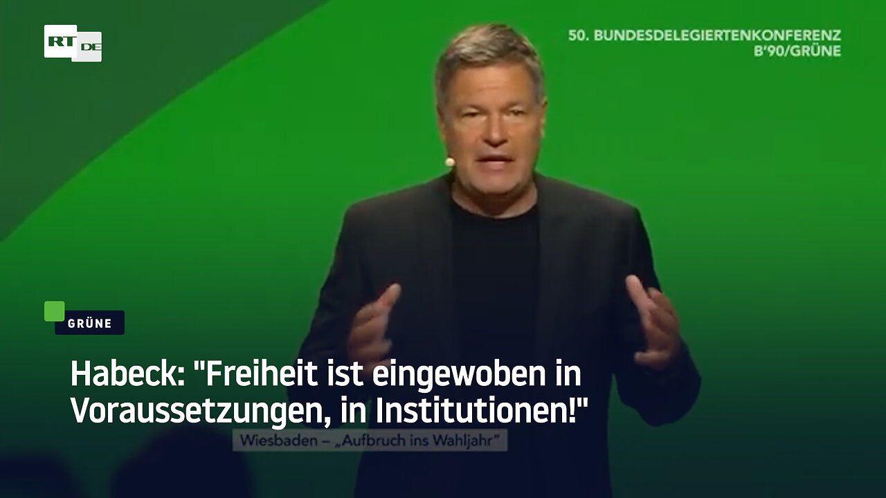 Habeck zur Kanzlerkandidatur: "Anspruch auf Führung erwächst aus Objektivität der Wirklichkeit"