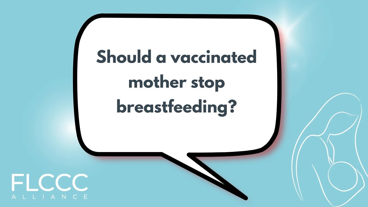 Do you believe a vaccinated mother should stop breastfeeding?