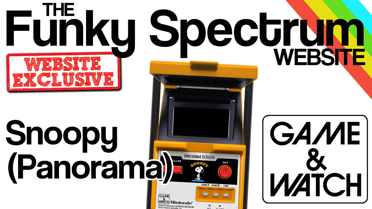 FUNKYSPECTRUM - Game & Watch - Snoopy (panorama)