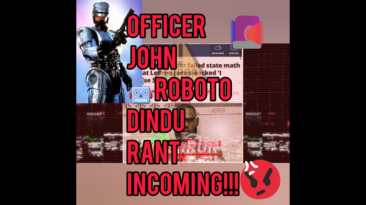 Officer John Roboto Goes On A Dindu Rant!