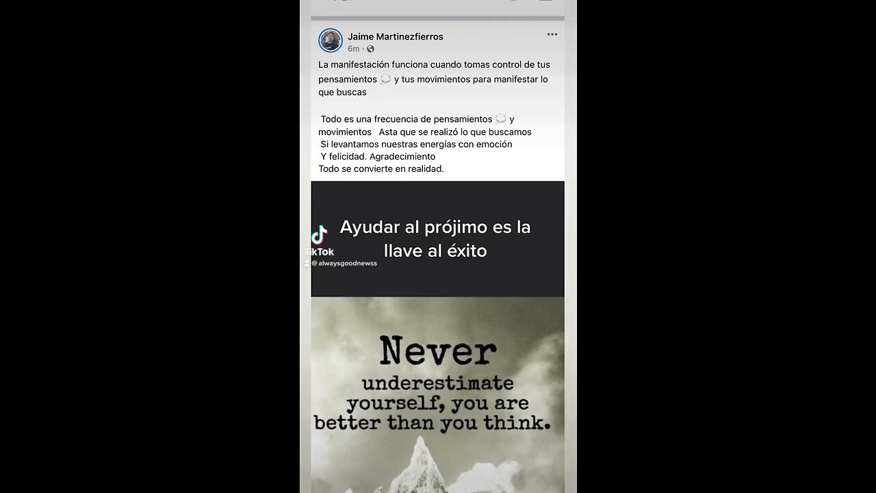 Las palabras que comparta serán para ayudar a todo el que las lea