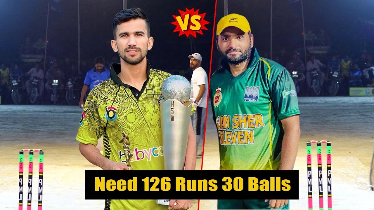 Zaibi Butt vicky vs Umri Pacer Asad Shah 126 runs need 30 Balls #tapeballcricket