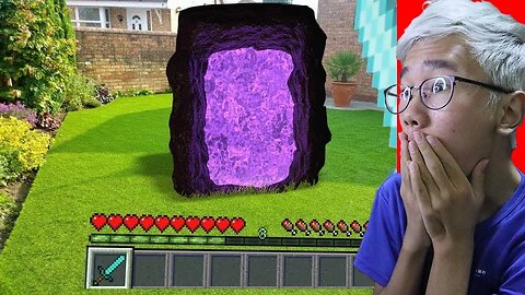 Minecraft Realistic Nether Portal !!