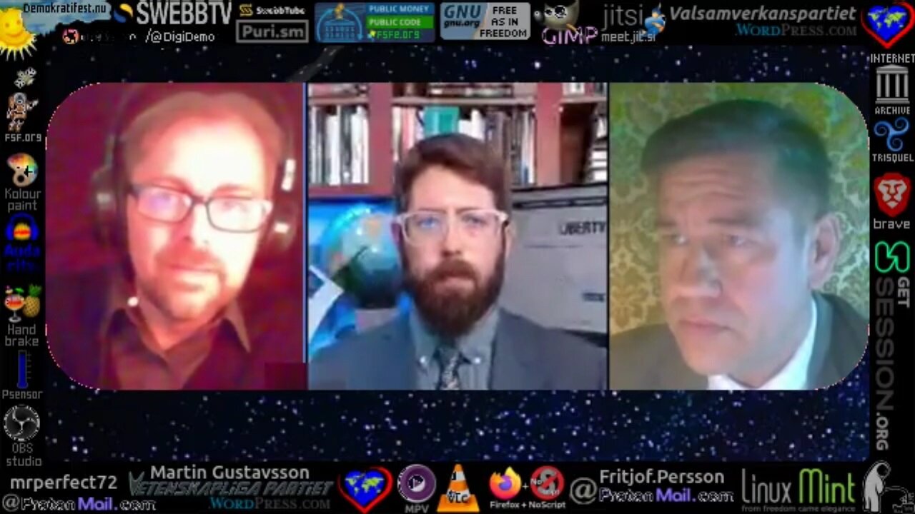 Alex Newman at The Swedish Martin Gustavsson Fritjof Persson Talk Show