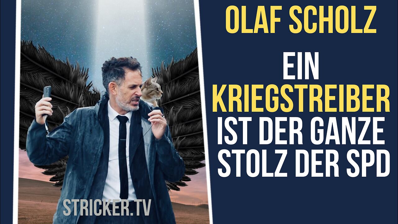 Kriegstreiber Olaf Scholz is der ganze Stolz der SPD