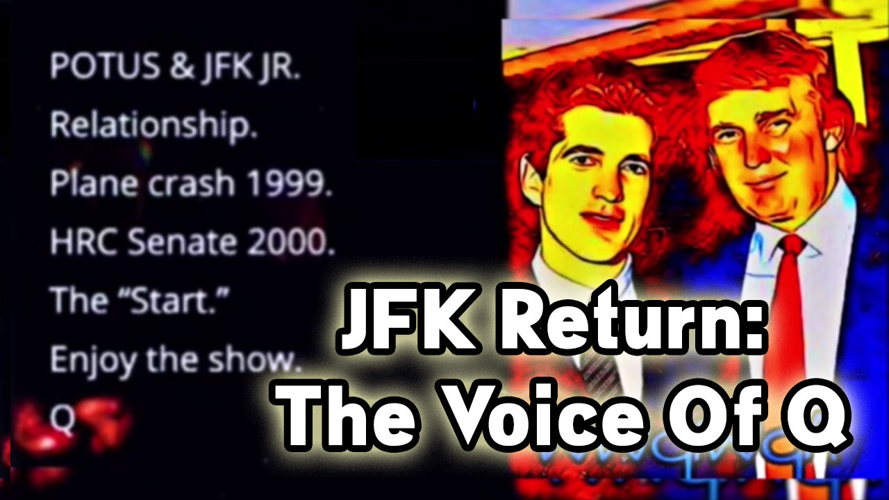 SGAnon and Derek Johnson @POTUS & JFK Jr Return Jan 9. 2023