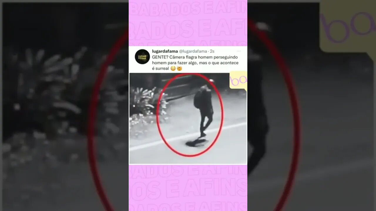 Homem é envolvido por u. vulto demoníaco.