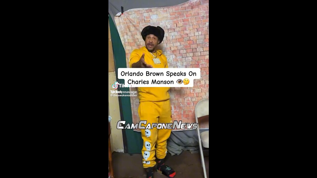 Orlando Brown On Charles Manson😳