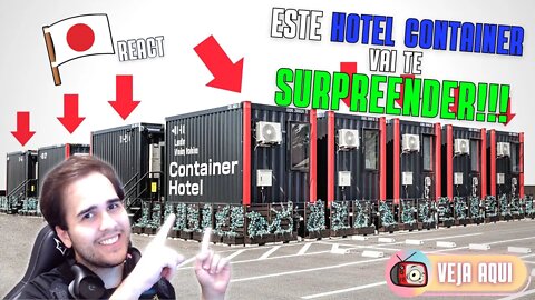 Este HOTEL CONTAINER É INCRÍVEL e DIFERENTE de tudo que já viu! VIAGENS JAPÃO | Veja Aqui Reacts