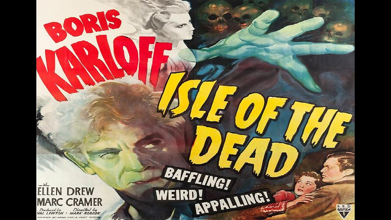 Karloff ISLE OF THE DEAD 1945 Plague Quarantined Greek Island May Have a Vampire FULL MOVIE