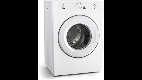 Euhomy Dryer, 3.5 Cu. Ft. 1500W Clothes Dryer