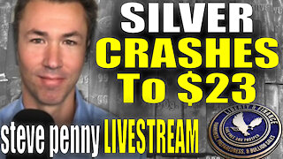 Silver Crashes to $23...Has It Bottomed? | Steve Penny