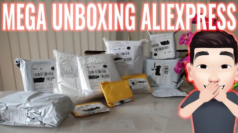 Mega Unboxing de 10 Encomendas do Aliexpress (Pechincha e outras)!!