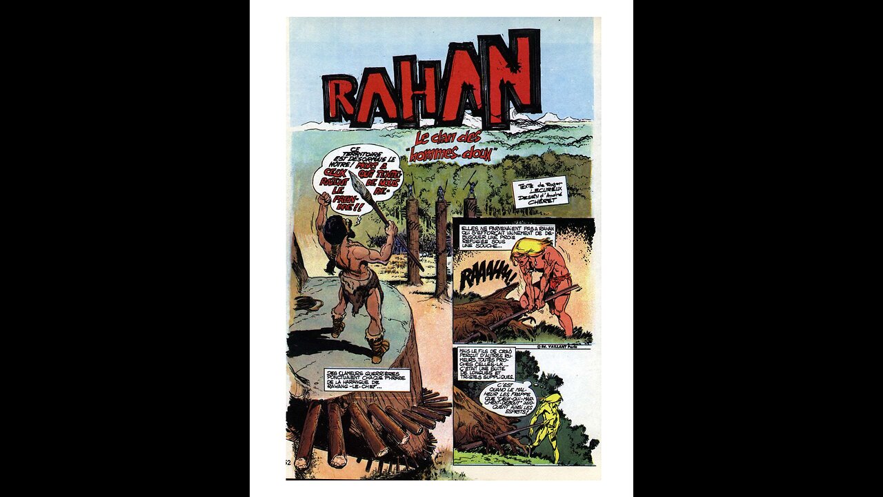 Rahan. Episode Seventy Eight. By Roger Lecureux. The clan of Gentle men. A Puke (TM) Comic.