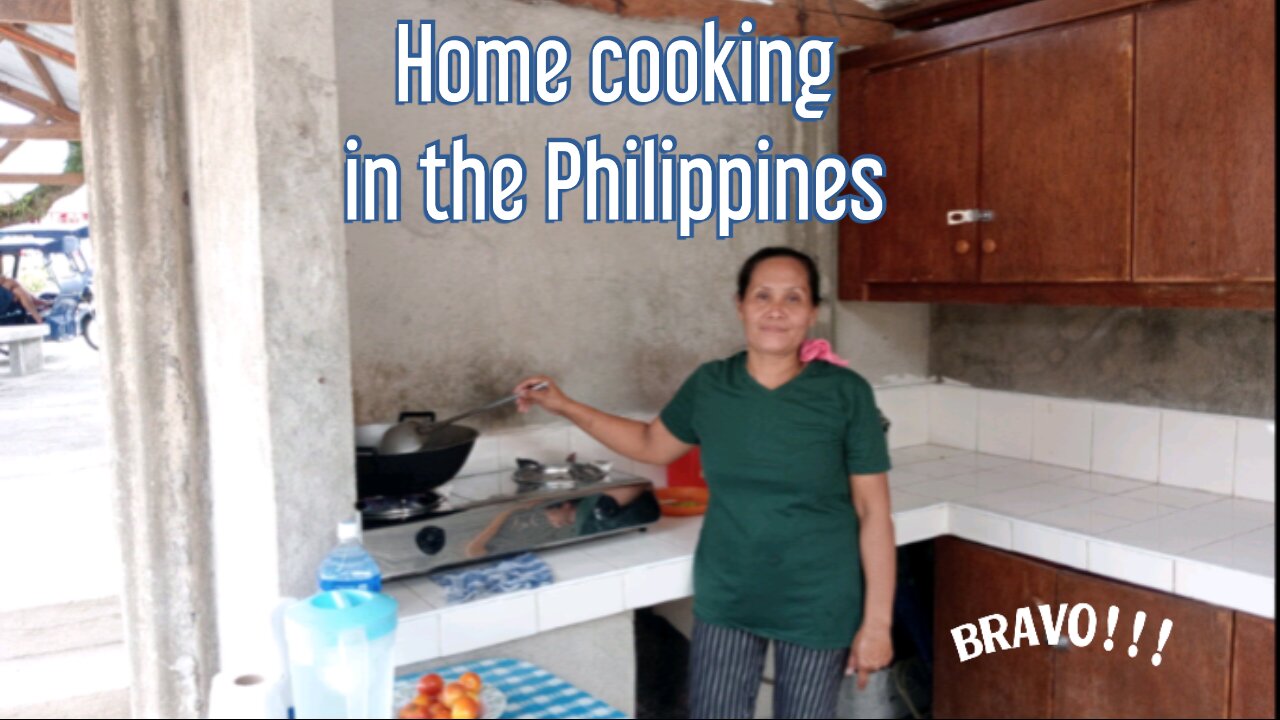 PHILIPPINES: FILIPINA SISTER IN LAW COOKS ME LUNCH