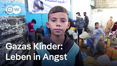 Traumatisiert und in ständiger Angst: Kinder in Gaza kämpfen ums Überleben | DW Nachrichten