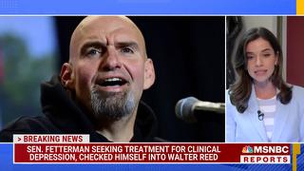 Sen. Fetterman checks himself into hospital for clinical depression