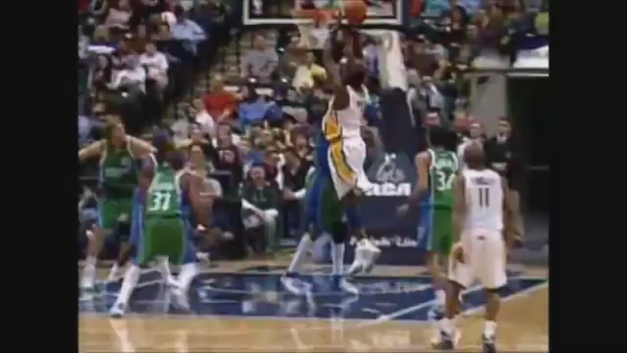 Jermaine O'Neal 26 Points 5 Ast 3 Blk Vs. Mavericks, 2006-07.