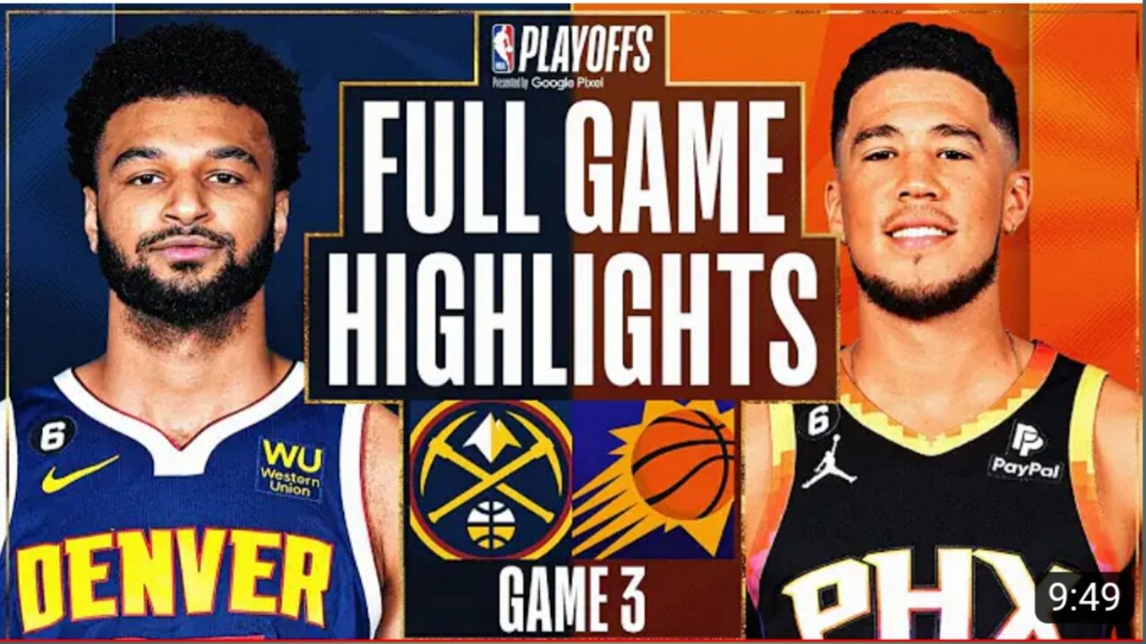 #1 NUGGETS at #4 SUNS | FULL GAME 3 HIGHLIGHTS | May 5, 2023