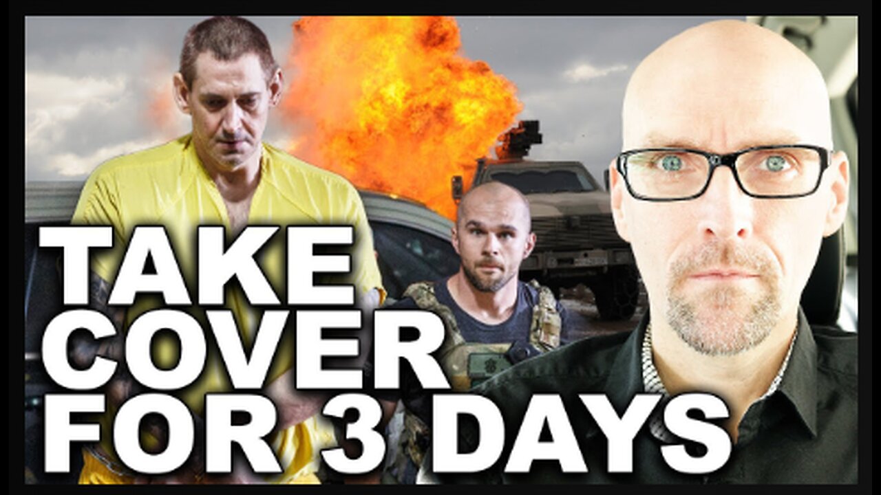 TAKE COVER! PRISONERS IN THE STREETS! STAY INSIDE FOR 3 DAYS! WHEN THE BLAST HAPPENS, BE READY!