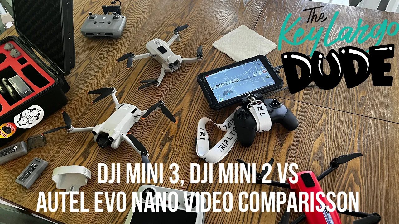The mini Drone Battle - The Autel EVO Nano vs The DJI Mini 2 vs The DJI Mini 3 Pro