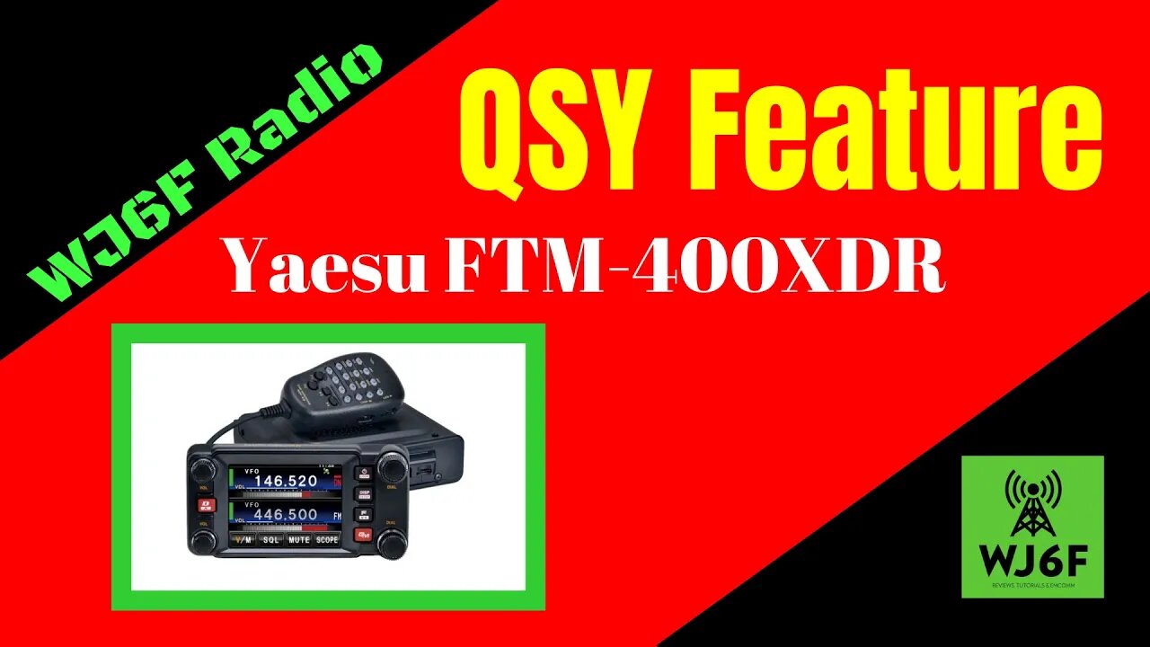 FTM-400 QSY Feature on APRS