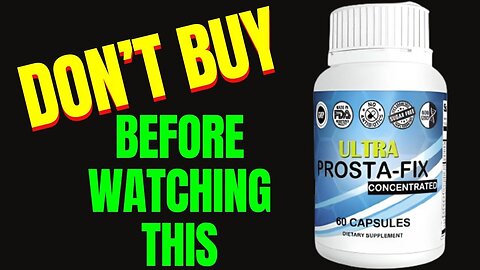 🔷DISCOVER THE TRUTH ABOUT ULTRA PROSTIFIX- GOOD OR BAD- ( [CARE!]) ULTRA PROSTIFIX OFFICIAL WEBSITE