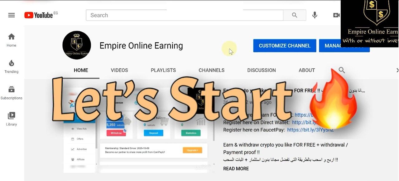 Earn BTC, ETH, BCH & LTC every 15 min. FOR FREE!! اربح عملات البيتكوين والايثيريوم مجانا كل 15 دقيقة