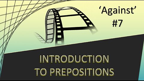 Preposition 'Against'
