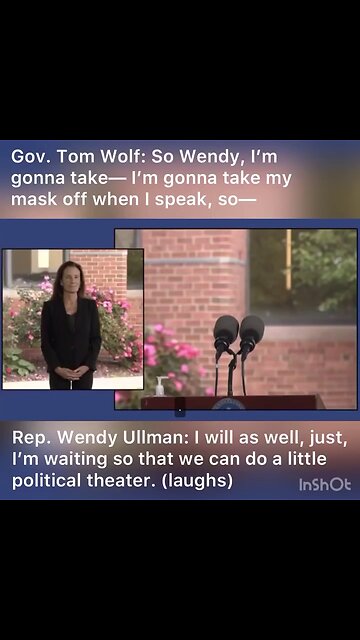 Hot mic: Pennsylvania Representative Wendy Ullman admits masks are political theater (Sep. 29, 2020)